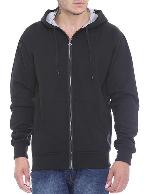 black cotton sweatshirt - 12480416 - Very Small Image - 1