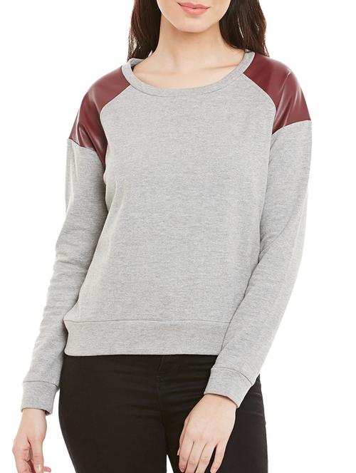 grey regular sweatshirt - 12483247 - Very Small Image - 1