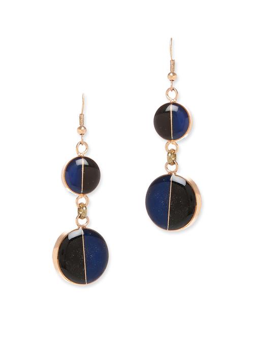 multi colored metal drop earring - 12485136 - Very Small Image - 1