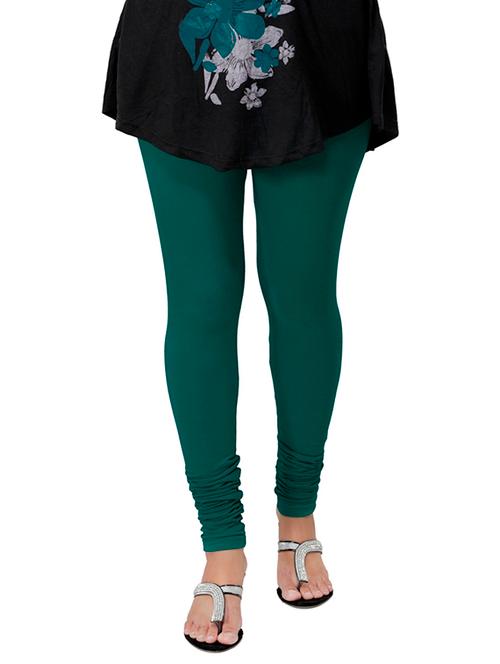 dark green cotton legging - 12485468 - Very Small Image - 1