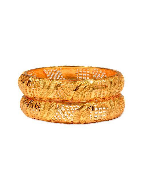 orignal look gold bangle set of 2 - 12485872 - Very Small Image - 1