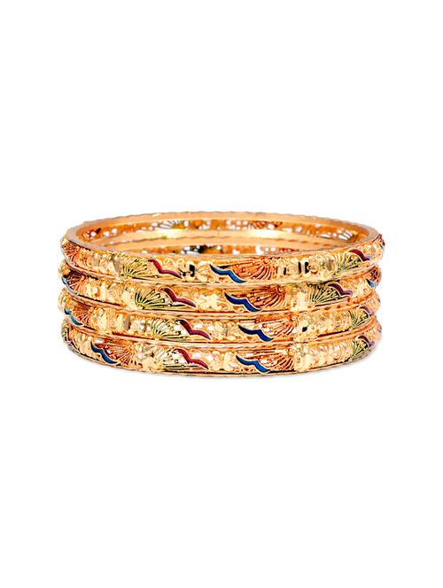 orignal look gold bangle set of 4 - 12485875 - Very Small Image - 1