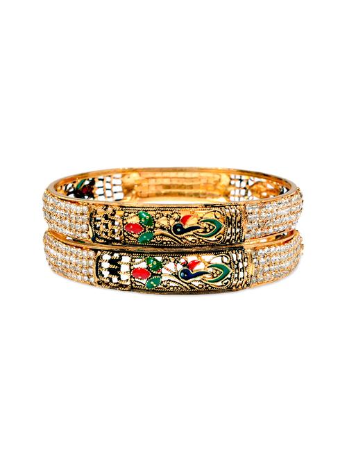 orignal look gold bangle set of 2 - 12485876 - Very Small Image - 1