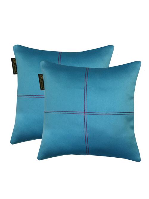 lushomes tac blackout cushion cover with artistic stitch - pack of 2 - 12486125 - Very Small Image - 1