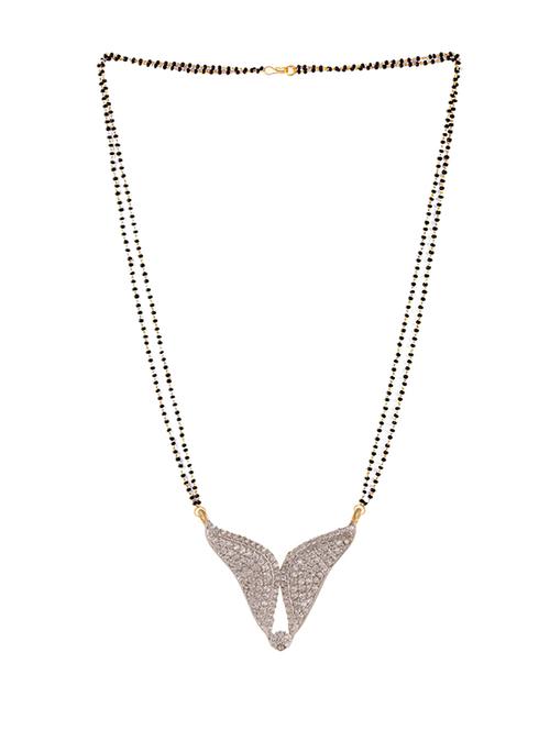 white gold plated pendant - 12486589 - Very Small Image - 1