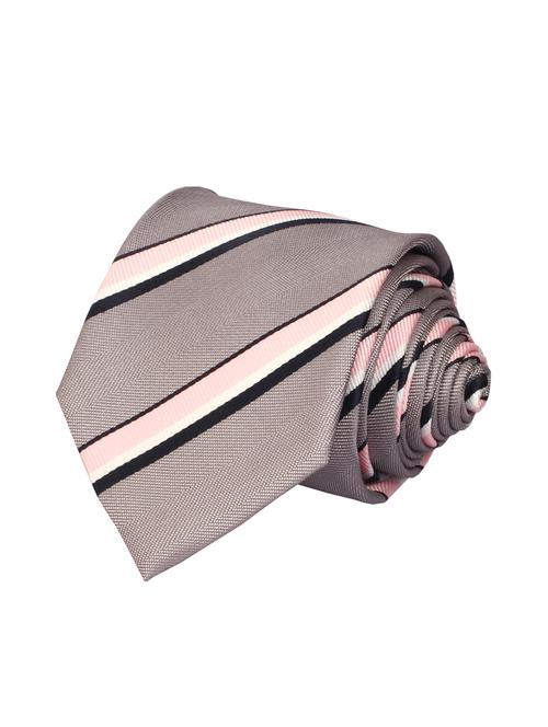 grey micro fiber tie - 12486864 - Very Small Image - 1