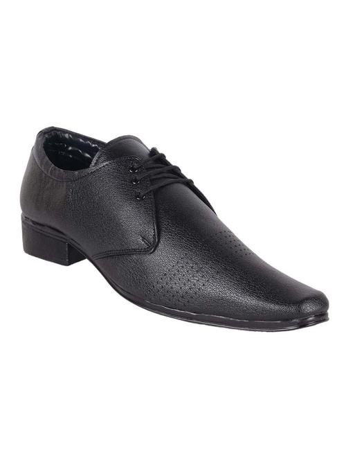 black leather derbies - 12489697 - Very Small Image - 1