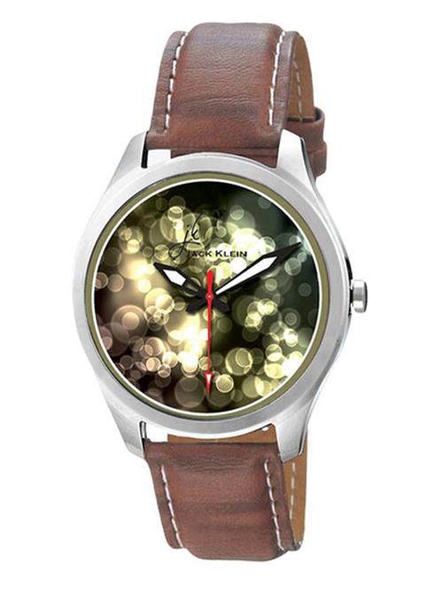 jack klein grp-1239 synthetic leather analog wrist watch - 12493588 - Very Small Image - 1