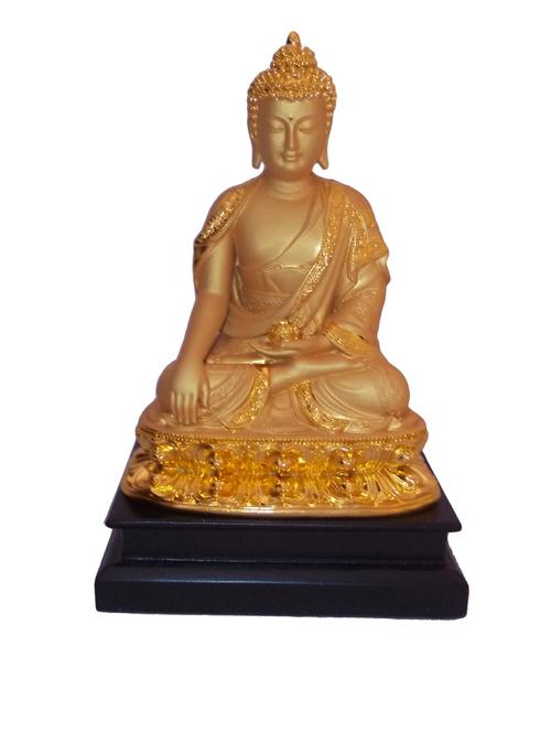 golden meditated buddha - 12496385 - Very Small Image - 1