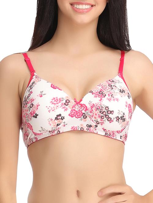 multicolored cotton t-shirt bra - 12501716 - Very Small Image - 1