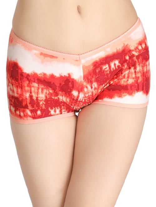 orange nylon boy shorts panty - 12501754 - Very Small Image - 1