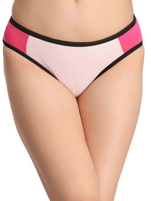 pink cotton hipster panty - 12501761 - Very Small Image - 1