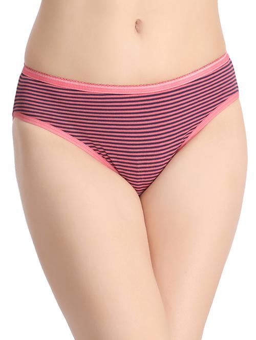 pink cotton bikini panty - 12501785 - Very Small Image - 1