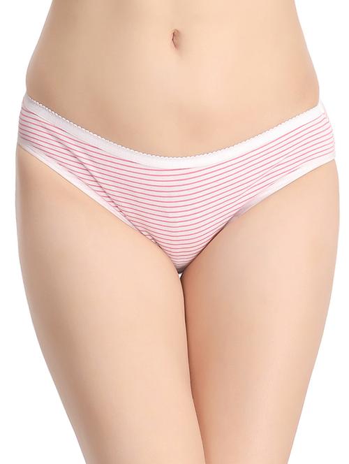 pink cotton bikni panty - 12501786 - Very Small Image - 1