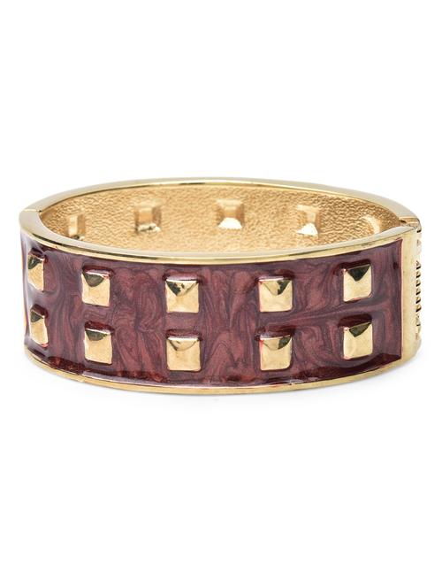 red enamelled metallic bracelet - 1250189 - Very Small Image - 1