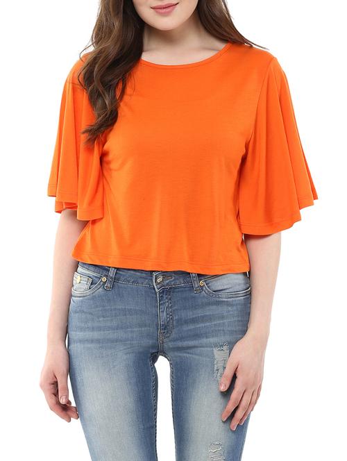 orange spandex regular top - 12503151 - Very Small Image - 1