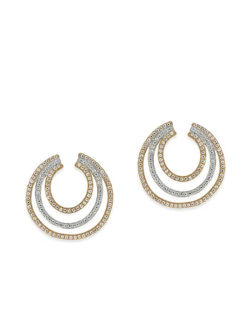 brown silver drop earrings - 12508421 - Very Small Image - 1