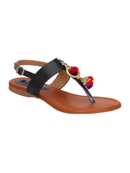 black back strap sandals - 12508727 - Very Small Image - 1