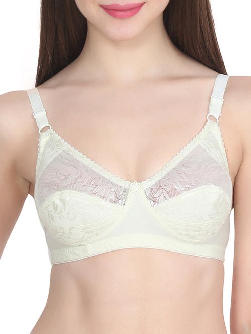 white cotton bra - 12519552 - Very Small Image - 1