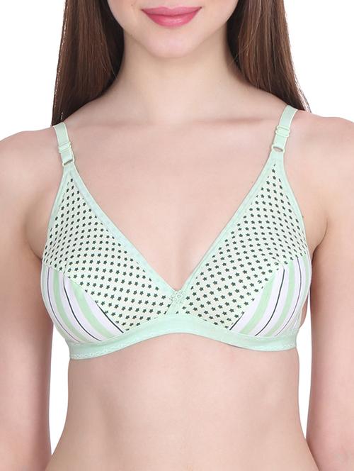 floral patch printed bra - 12519566 - Very Small Image - 1