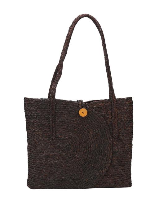 black jute tote - 12521308 - Very Small Image - 1