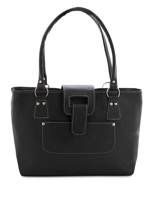 black leatherette handbag - 1252318 - Very Small Image - 1