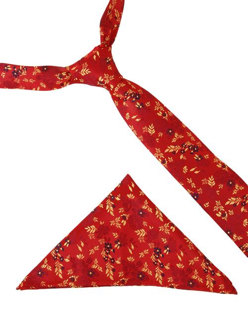 red polyester tie - 12523193 - Very Small Image - 1
