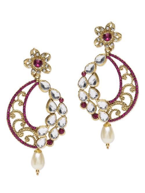 multicolor metallic dangler earrings - 1252533 - Very Small Image - 1