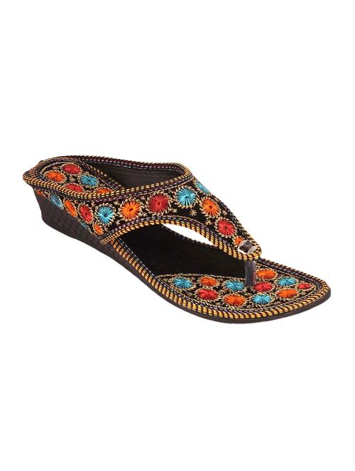 black ethnic sandals - 12528910 - Very Small Image - 1
