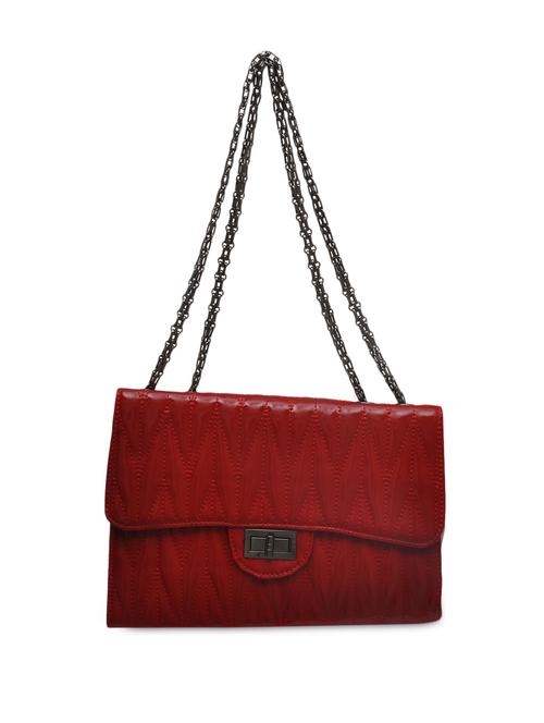 red pu formal hand bag - 1253655 - Very Small Image - 1