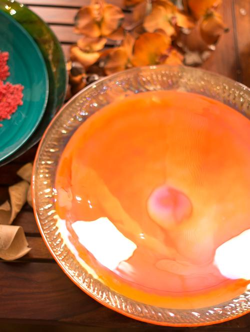 orange platter with transparent border - 12541 - Very Small Image - 1