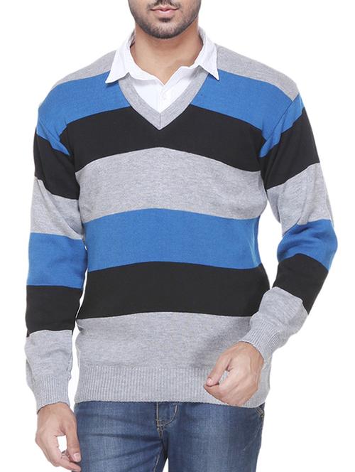 multi colored acrylic pullover - 12541386 - Very Small Image - 1