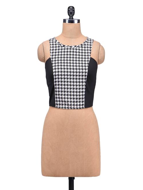multicolored knit printed monochrome top - 1254232 - Very Small Image - 1