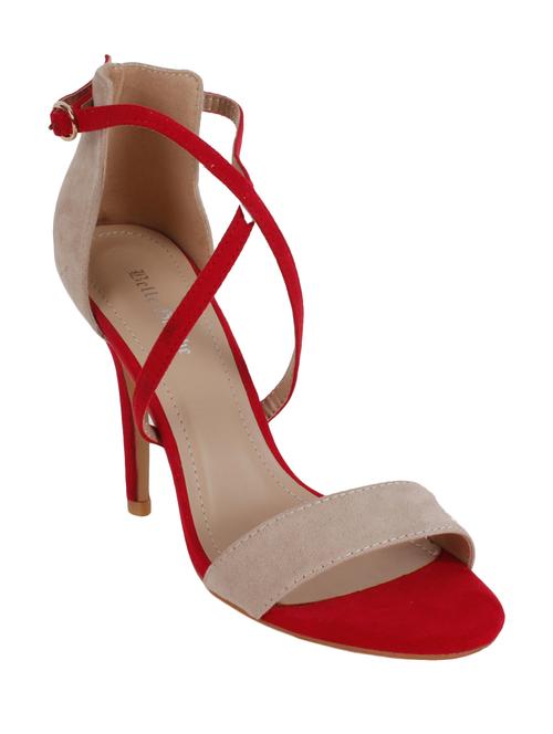 red ankle strap sandal - 12543399 - Very Small Image - 1