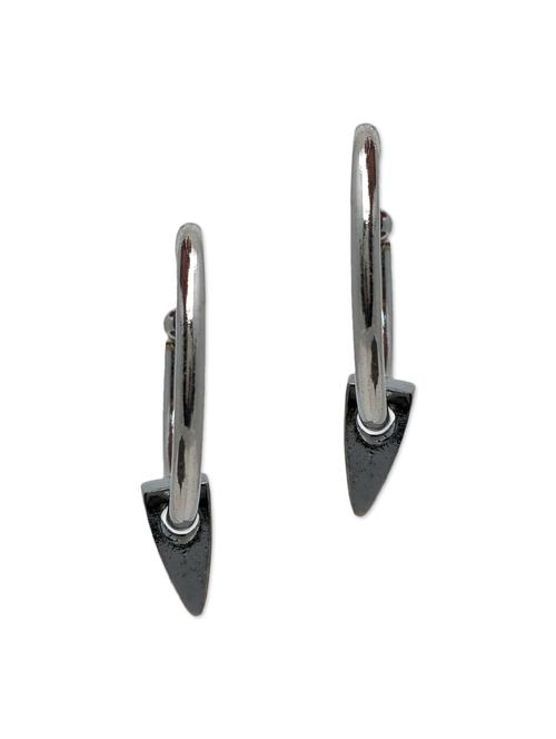 silver metallic earrings - 1254922 - Very Small Image - 1