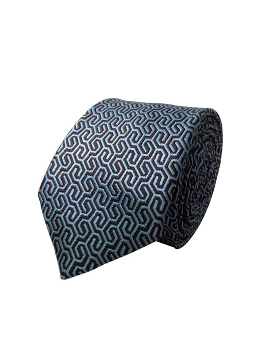 blue micro fiber tie - 12557109 - Very Small Image - 1