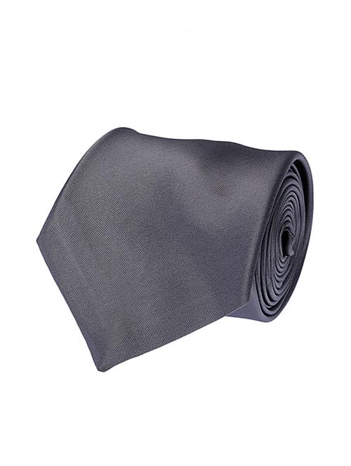 grey micro fiber tie - 12557133 - Very Small Image - 1