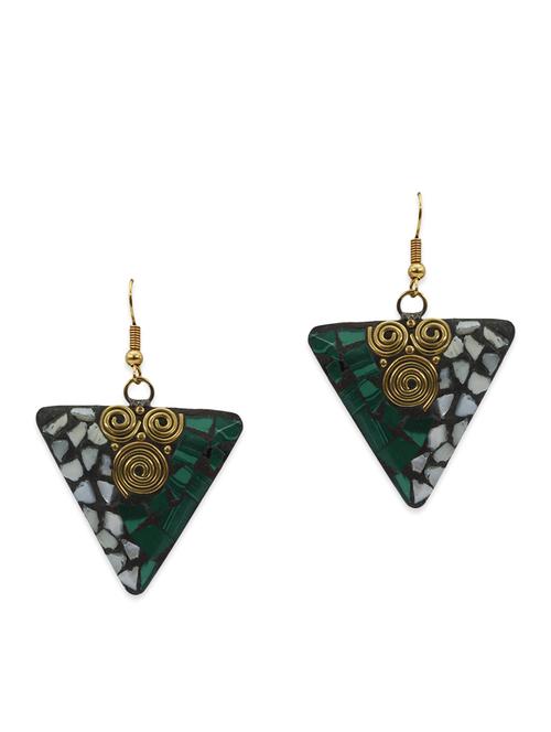 multi colored metal drop earring - 12557265 - Very Small Image - 1