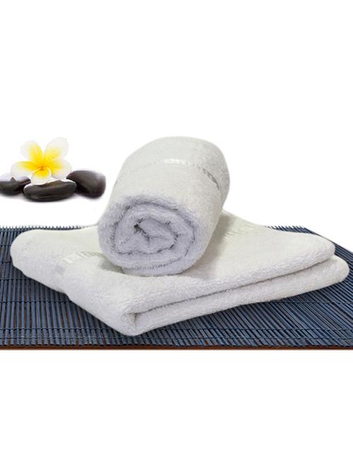 story @ home white 100% cotton hand towel - 12560946 - Very Small Image - 1