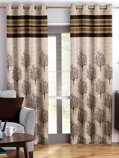 story@home black jacquard 1 pc door curtain-7 feet - 12560955 - Very Small Image - 1