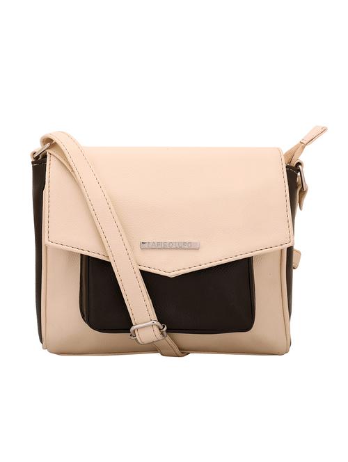 multi coloured leatherette color block sling bag - 12561720 - Very Small Image - 1