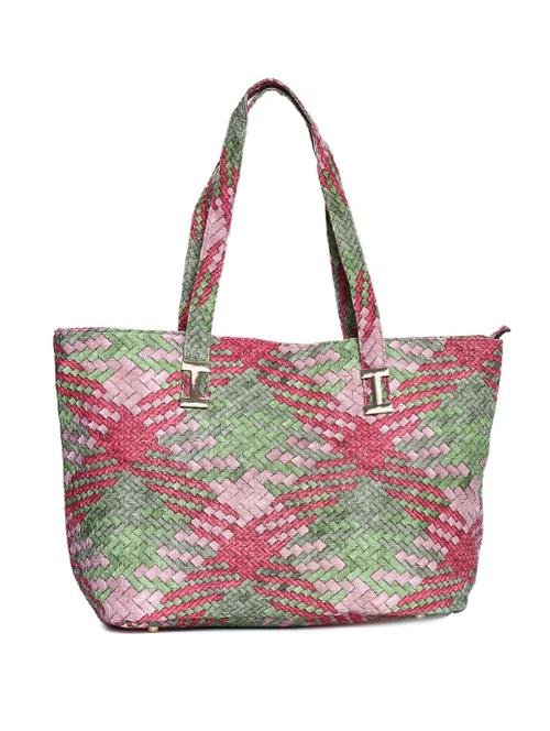 multi colored leatherette handbag - 12562589 - Very Small Image - 1