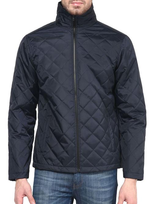 blue polyester casual jacket - 12563075 - Very Small Image - 1