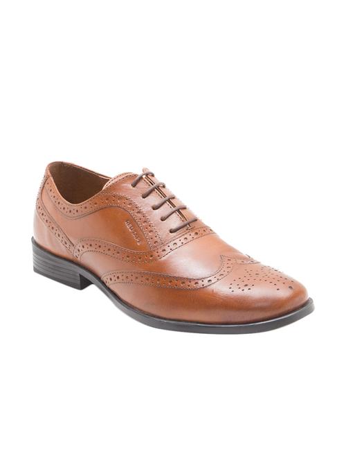 tan leather lace up brouges - 12563294 - Very Small Image - 1