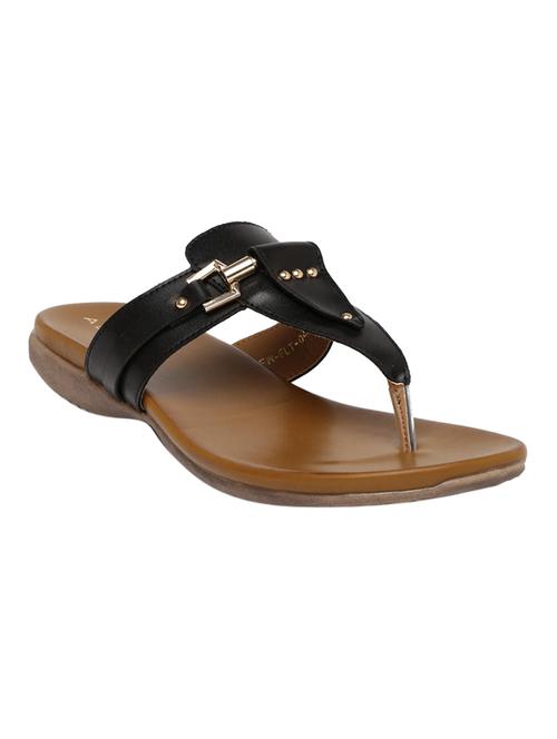 black pu sandals - 12565243 - Very Small Image - 1