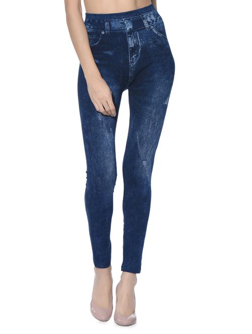 dark blue woollen jegging - 12565747 - Very Small Image - 1