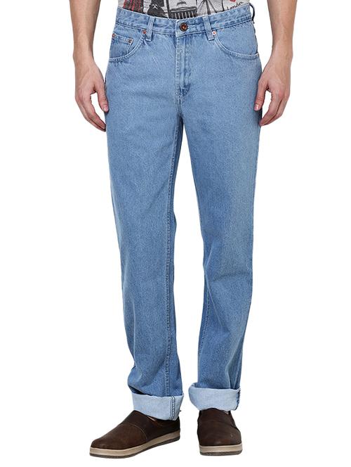 blue cotton regural jeans - 12566557 - Very Small Image - 1