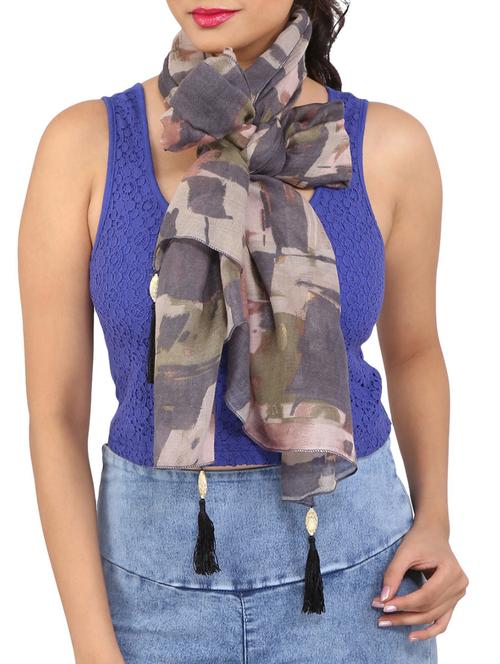 multi colored polyester stole - 12569197 - Very Small Image - 1