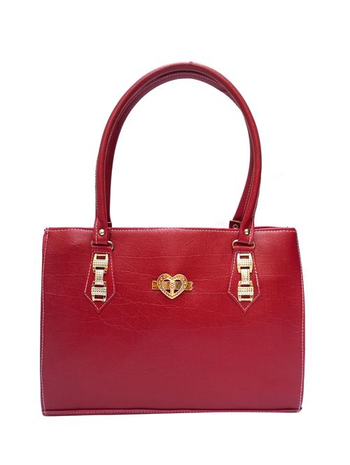 red leatherette handbag - 12569384 - Very Small Image - 1