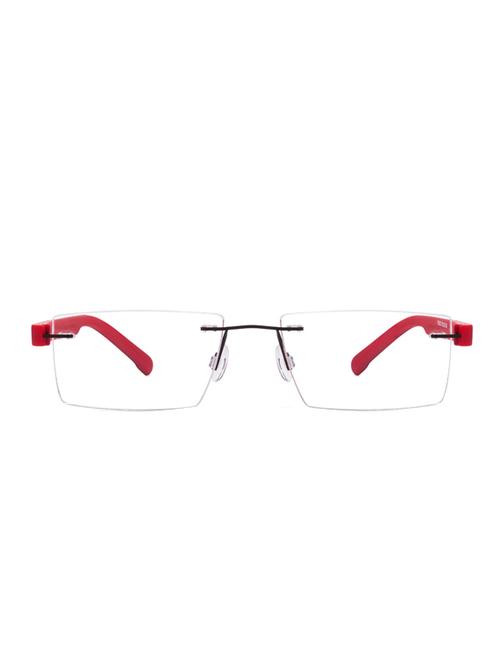 black metal rectangle men spectacle frame - 12572049 - Very Small Image - 1